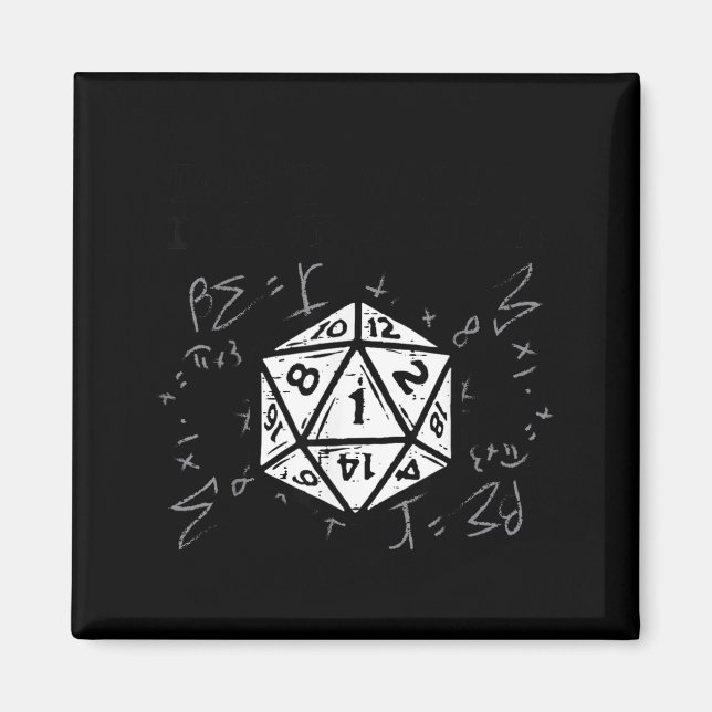 Rpg Gamer Dont Worry I Have Plan Funny Men Boys Ki Magnet (Front)