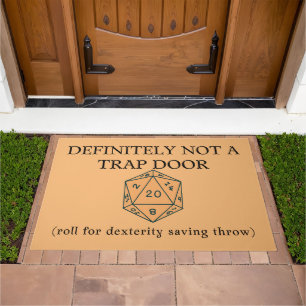 RPG Gamer Dungeon Trap  Doormat