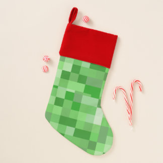 RPG Gamer Pixel Pattern Christmas Stocking