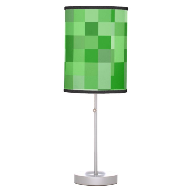 RPG Gamer Pixel Pattern  Table Lamp (Front)