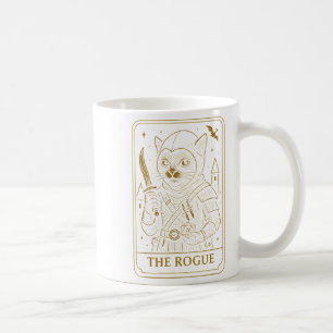 Rpg Gamer Rogue D20 Dice Nerdy Geek Cat Men Women Coffee Mug