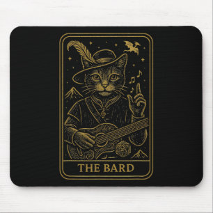 Rpg Gamer The Rd D20 Dice Nerdy Geek Cat Men Women Mouse Pad
