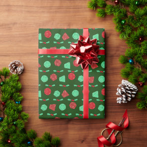 RPG Gaming Dice, Board, Fantasy Games Christmas Wrapping Paper