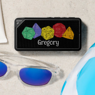 RPG Gaming Dice, Board, Fantasy Games Personalized Bluetooth Speaker