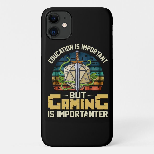 rpg gaming is importanter Case-Mate iPhone case (Back)
