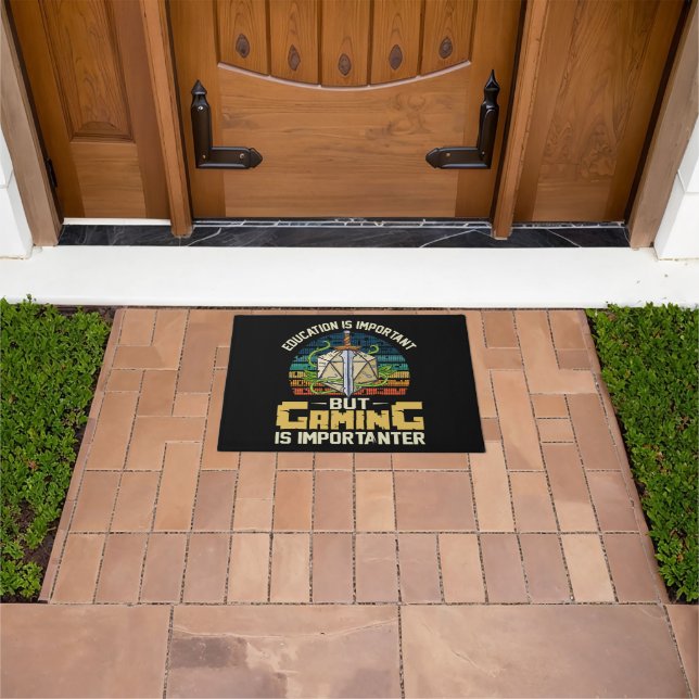 rpg gaming is importanter doormat (Outdoor)