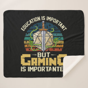 rpg gaming is importanter sherpa blanket