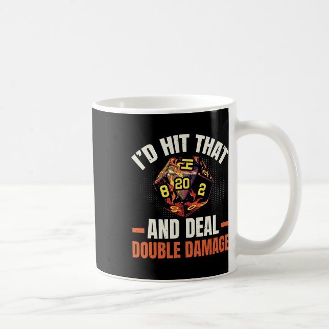 Rpg Gaming Role Playing D20 Tabletop Games Funny R Coffee Mug (Right)