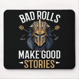 Rpg Gaming Role Playing D20 Tabletop Games Funny R Mouse Pad