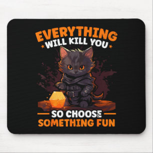 Rpg Gaming Role Playing D20 Tabletop Games Funny R Mouse Pad