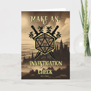 RPG Happy Birthday Adventurer Birthday Card