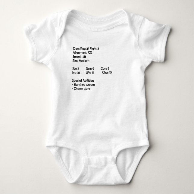 RPG kid Baby Bodysuit (Front)