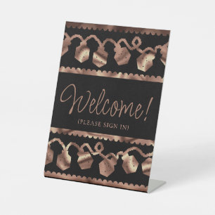 RPG Lights   Copper Fantasy Tabletop Gamer Custom Pedestal Sign