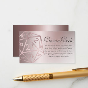 RPG Luxe Mauve Fantasy Tabletop Gamer Dice Book Enclosure Card