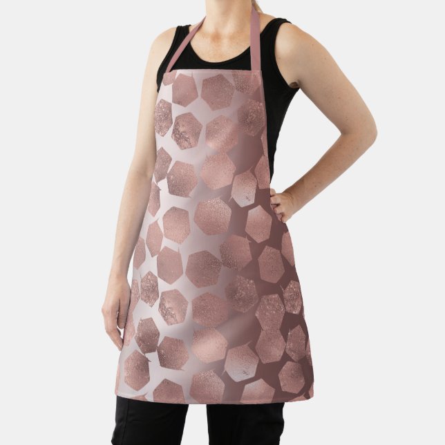 RPG Luxe | Mauve Sheen Fantasy Tabletop Gamer Dice Apron (Insitu)