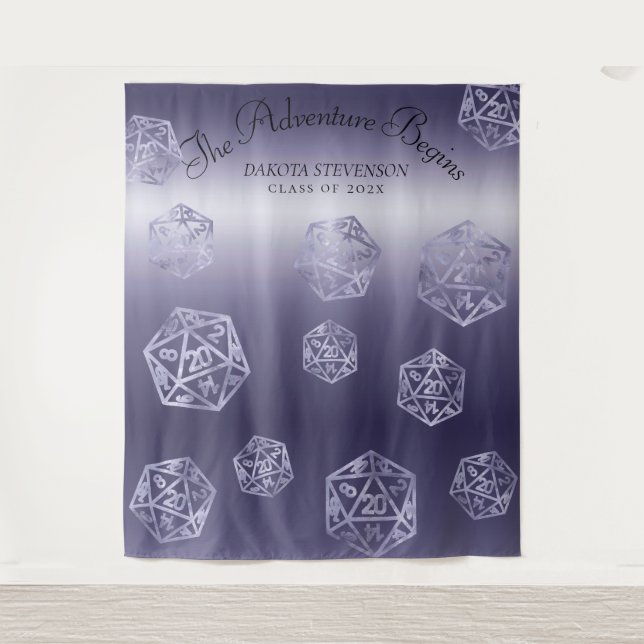 RPG Luxe | Purple Fantasy Tabletop Gamer Backdrop (Front)