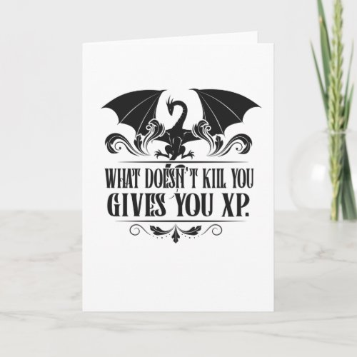 RPG Tabletop XP Dragon Master Gifts Card