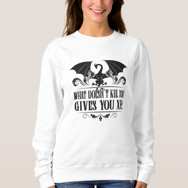RPG Tabletop XP Dragon Master Gifts Sweatshirt (Front)