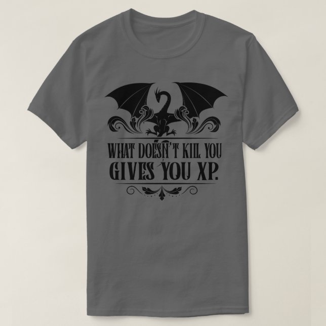 RPG Tabletop XP Dragon Master Gifts T-Shirt (Design Front)
