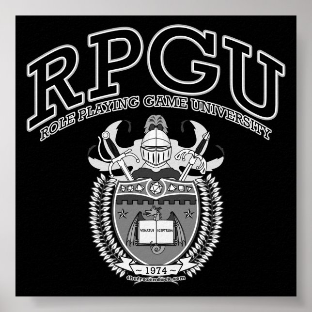 RPGU - B&W POSTER (Front)