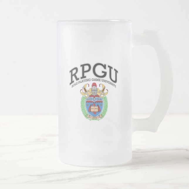 RPGU FROSTED GLASS BEER MUG (Right)
