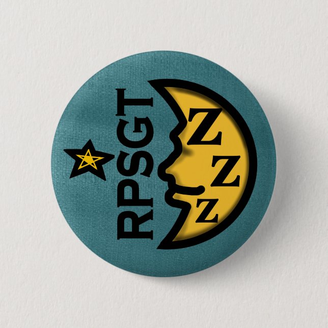 RPSGT Sleep by Slipperywindow Pinback Button (Front)
