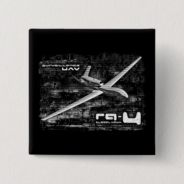 RQ-4 Global Hawk Button (Front)