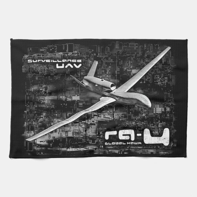 RQ-4 Global Hawk Kitchen Towel (Horizontal)