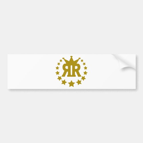 RR_real_stars_crownpng Bumper Sticker