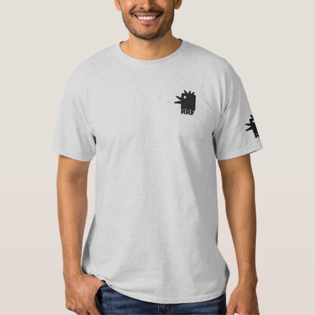 RRF Cubist Rooster Comb logo Embroidered T-Shirt (Front)