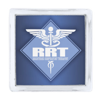 RRT Registered Respiratory Therapist Silver Finish Lapel Pin