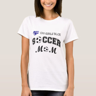 RSC U11 Girls Blue Soccer Mom T-Shirt