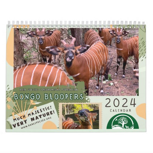 RSCF Bongo Bloopers 2024 Calendar Calendar
