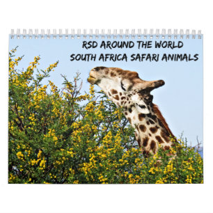 RSD Around The World South Africa Safari Animals Calendar