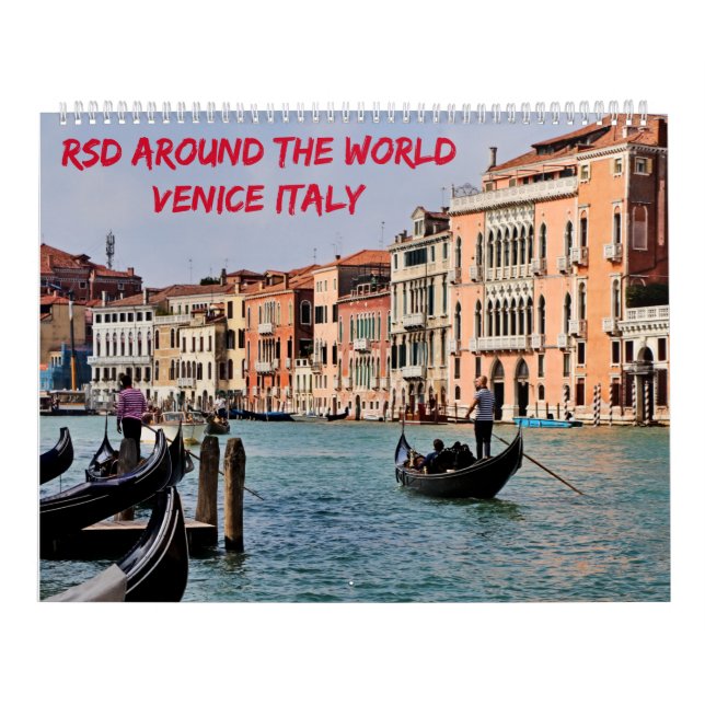 RSD Around The World | Venice Italy Calendar (Cover)