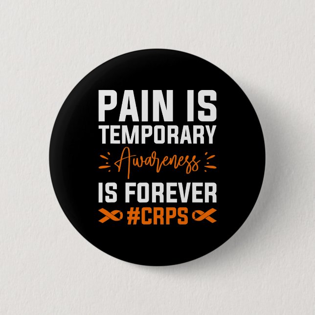 Rsd Crps Awareness 8  Button (Front)