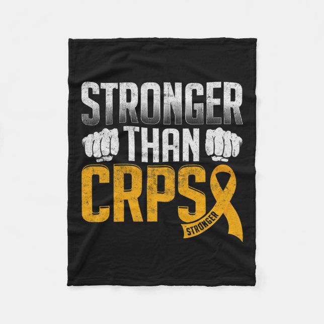 Rsd Crps Awareness Complex Regional Pain Syndrome  Fleece Blanket (Front)