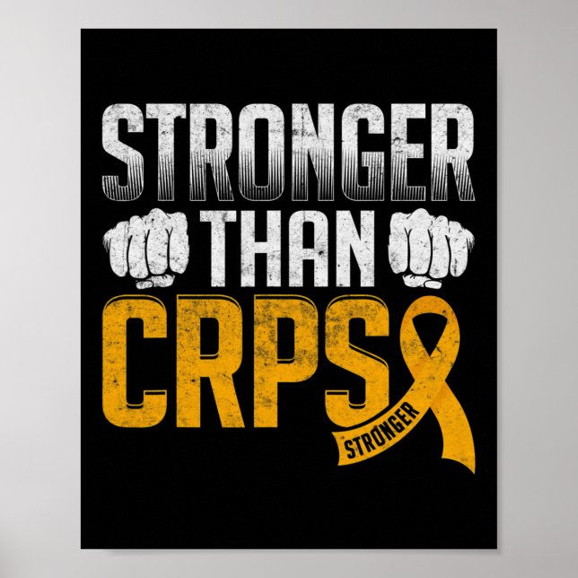 Rsd Crps Awareness Complex Regional Pain Syndrome  Poster (Front)
