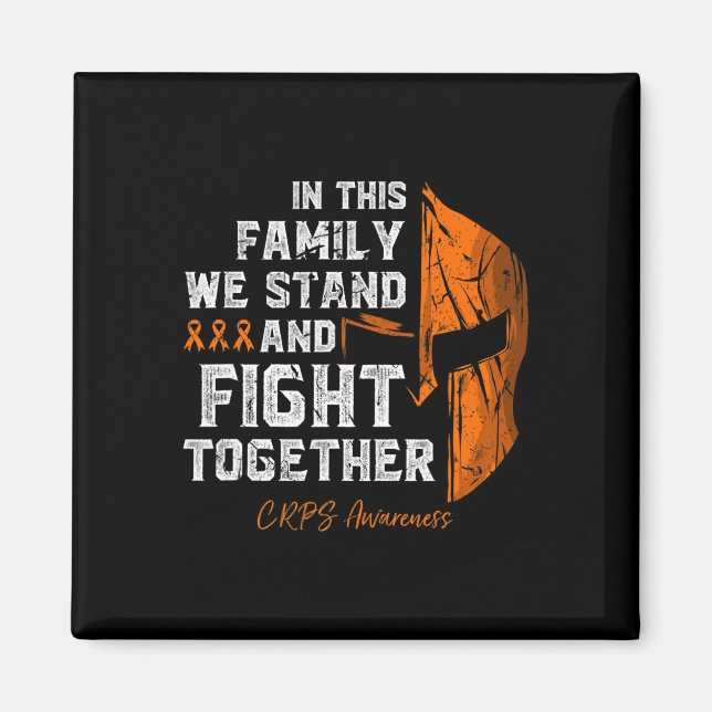 RSD-CRPS Awareness Family Support Spartan Warrior  Magnet (Front)