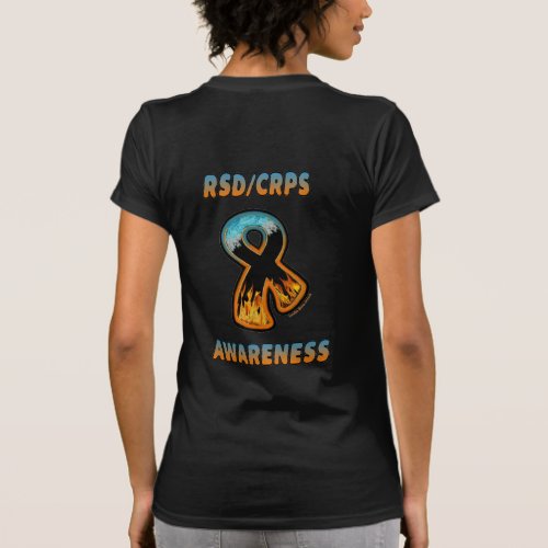 RSDCRPS AWARENESS fire  ice ribbon T_Shirt