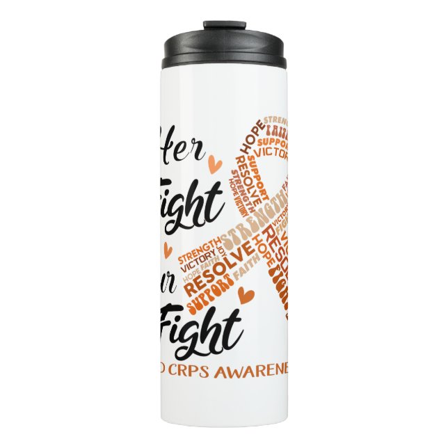 RSD CRPS Awareness Her Fight is our Fight Thermal Tumbler (Front)
