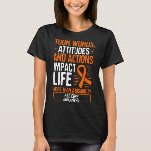 Rsd crps awareness more than a disability orange T-Shirt