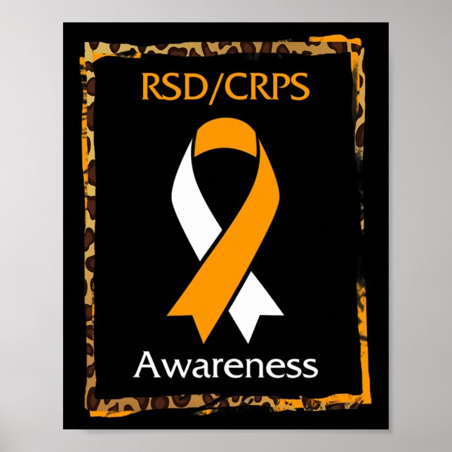 Rsd Crps Complex Regional Pain Syndrome Awareness  Poster (Front)