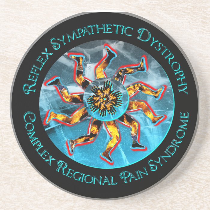 RSD / CRPS Flaming Starbursts Coaster