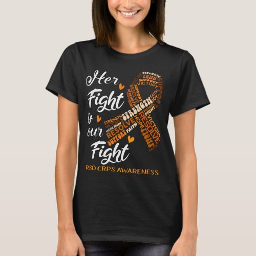RSD CRPS Her Fight is our Fight T_Shirt
