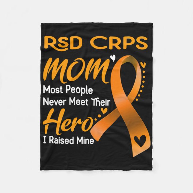Rsd Crps Mom I Raised Mine  Fleece Blanket (Front)