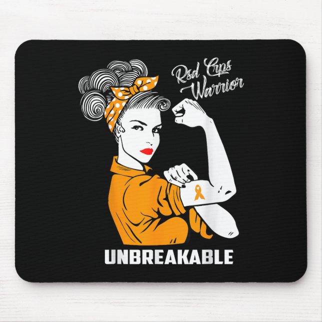 Rsd Crps Warrior Unbreakable Rsd Crps Awareness Gi Mouse Pad (Front)