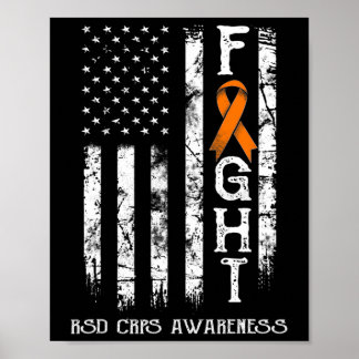 Rsd Crps Warrior Us Flag Poster