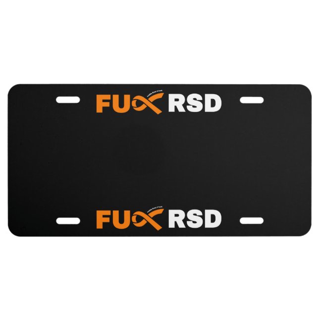 RSD FU LICENSE PLATE (Front)