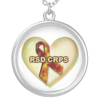 RSD Heart Silver Plated Necklace